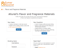 Tablet Screenshot of dir.perfumerflavorist.com